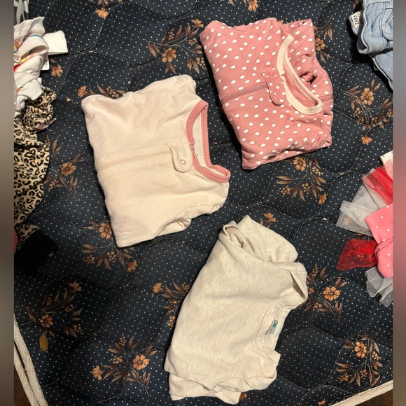 Cloud Island Pink and Cream Kids Pajama Set - Picture 1 of 3